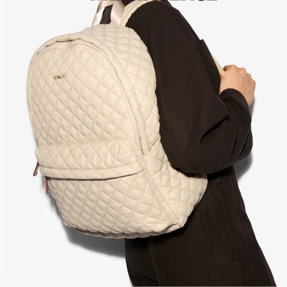 NWT MZ Wallace Metro Backpack Deluxe, Buff - Picture 2 of 8